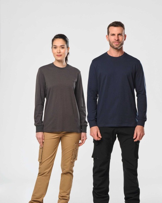 T-Shirts personnalisable Wk. Designed To Work T-shirt écoresponsable manches longues unisexe