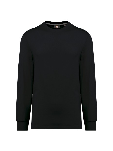 WK. DESIGNED TO WORK T-shirt écoresponsable manches longues unisexe /api/colors/b9fdad4a-5e94-45cb-8c03-c08b349b28c3 personnalisable