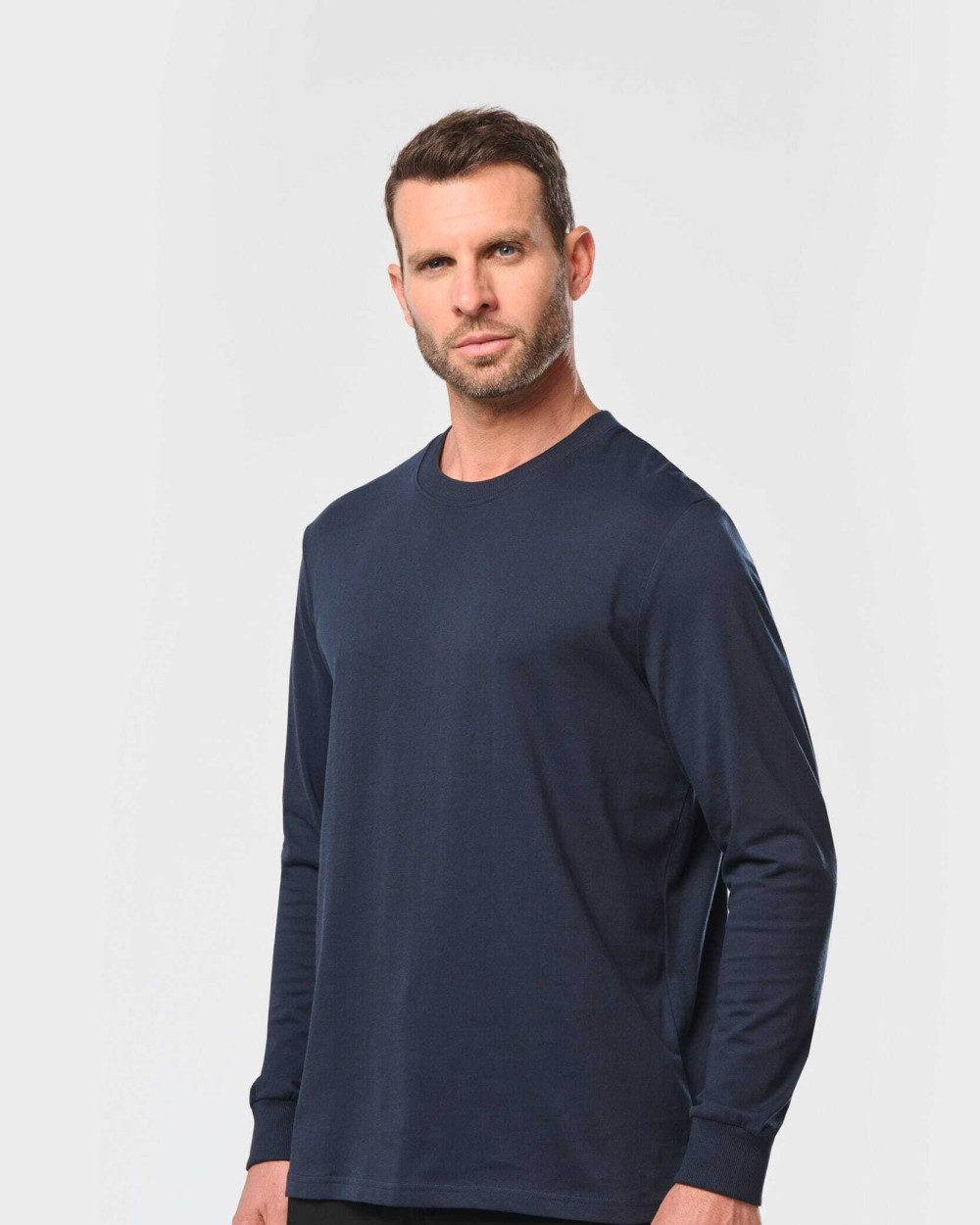 WK. DESIGNED TO WORK Umweltfreundliches Unisex-T-Shirt mit langen Ärmeln T-Shirts personalisierbar