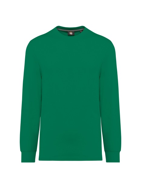 WK. DESIGNED TO WORK T-shirt écoresponsable manches longues unisexe /api/colors/8e228bbe-4407-4cbc-b57b-e0b7f7e9d211 personnalisable