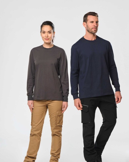 T-Shirts personnalisable Wk. Designed To Work T-shirt écoresponsable manches longues unisexe