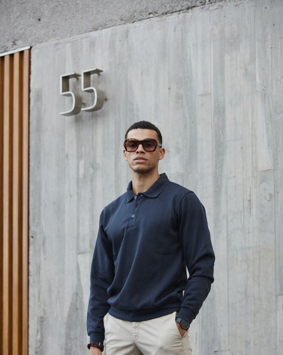 CLIQUE Basic Polo Sweater Sweatshirts personalisierbar