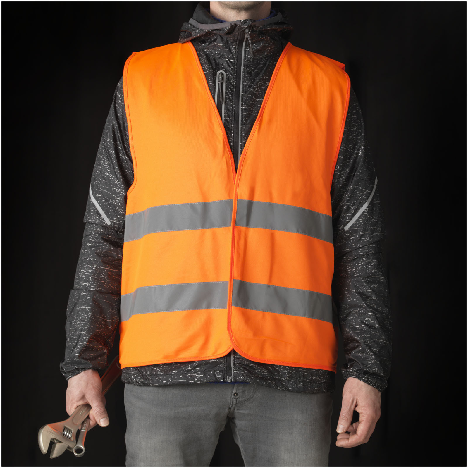 Gilets de sécurité personnalisable 4DO Gilet de sécurité XL à usage professionnel See-me RFX™