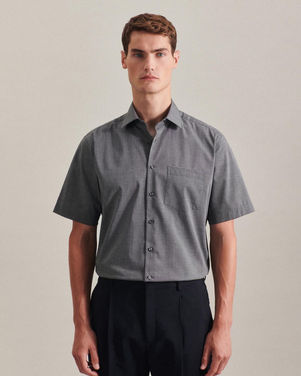 Chemises personnalisable SEIDENSTICKER Seidensticker Regular Fit 1/2 Business Kent