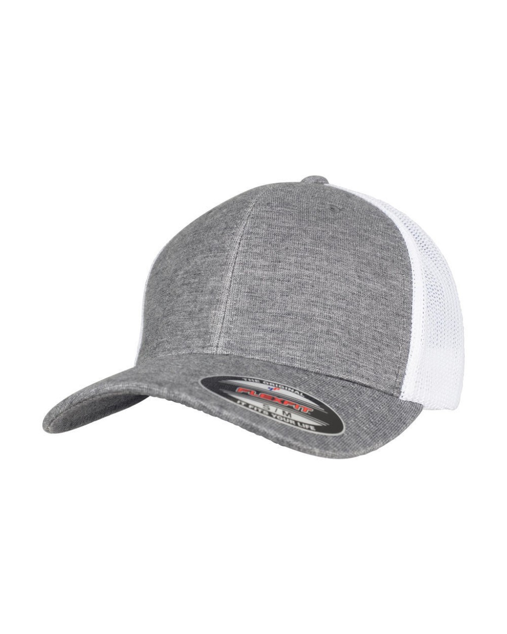 FLEXFIT RETRO TRUCKER MELANGE CAP Kappen personalisierbar