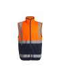 REGATTA HI-VIS PRO FULL ZIP GILET Warnwesten personalisierbar