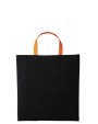 Tassen & Zakken NUTSHELL Varsity cotton shopper short handle voor bedrukking &amp; borduring