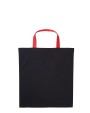Tassen & Zakken NUTSHELL Varsity cotton shopper short handle voor bedrukking &amp; borduring