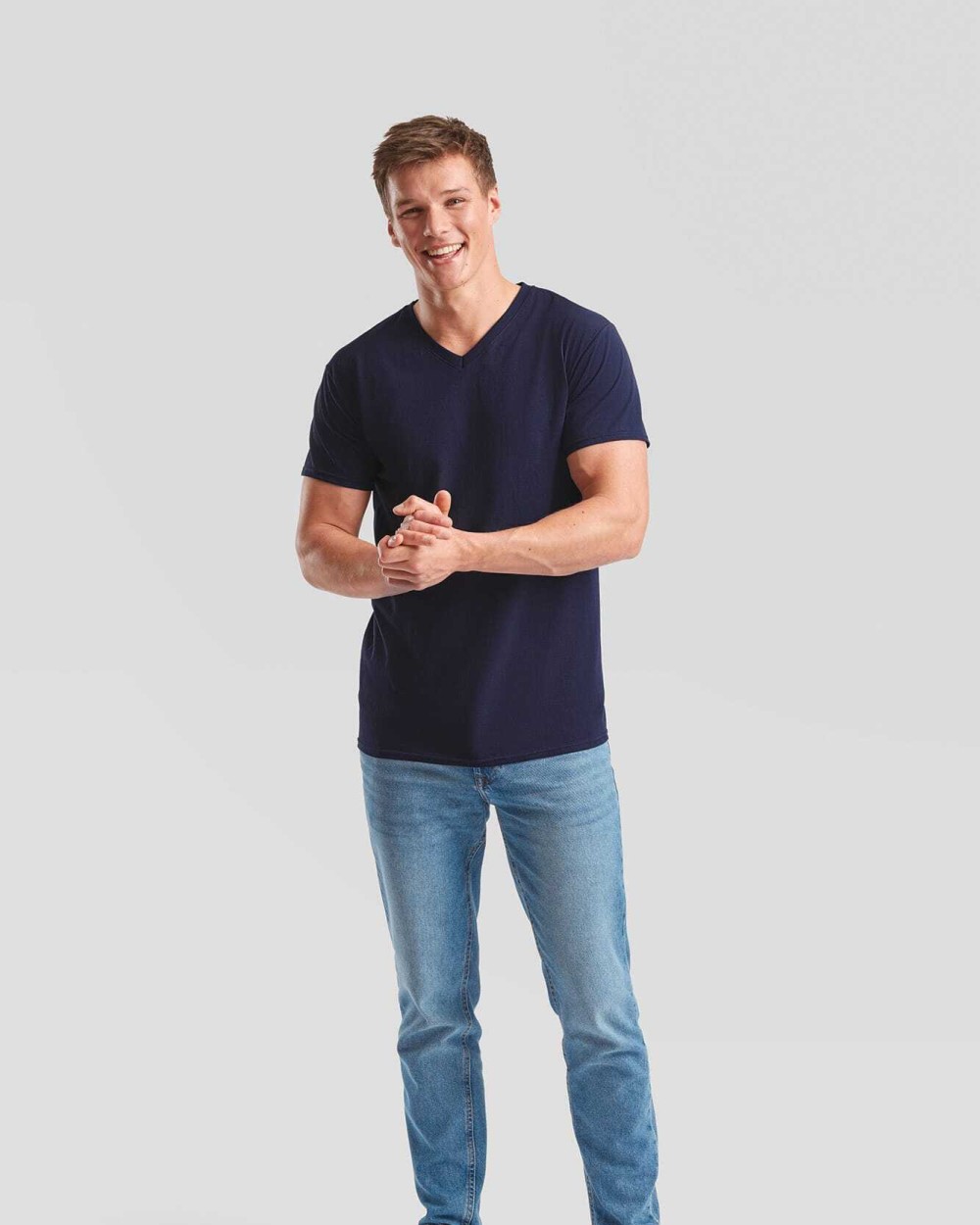 T-Shirts personnalisable FOL T-shirt homme col v Valueweight (61-066-0)