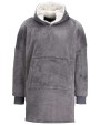 Sweaters & hoodies RIBBON The Ribbon oversized cosy reversible sherpa hoodie voor bedrukking &amp; borduring