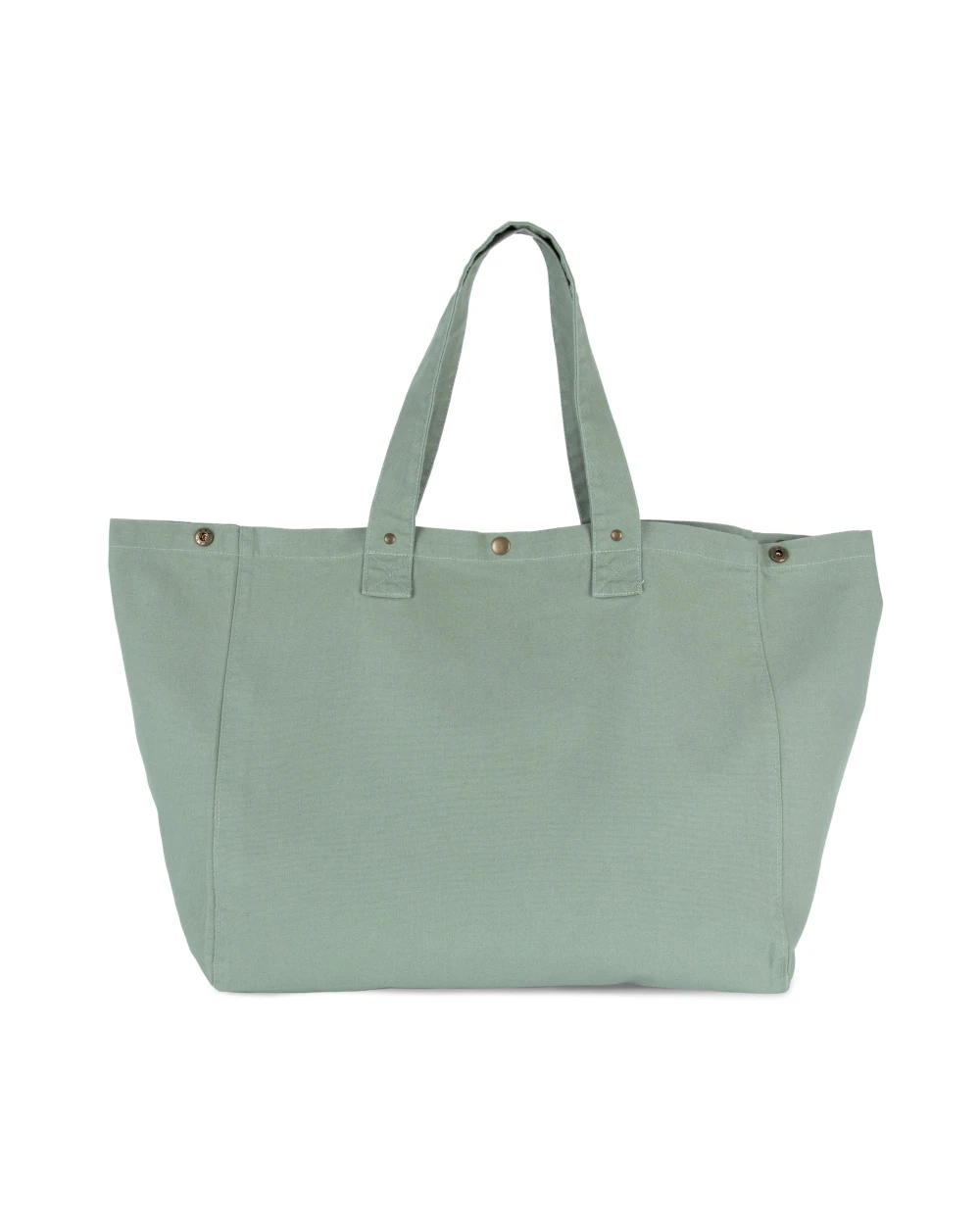 Tassen & Zakken KIMOOD Shopper van verwassen katoen voor bedrukking &amp; borduring