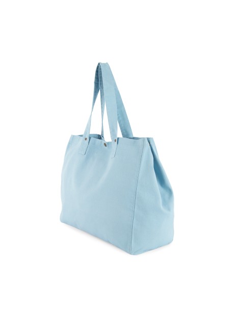 KIMOOD Sac de shopping en coton délavé /api/colors/aa5632d2-f25b-4d47-bf27-ea315451072f personnalisable