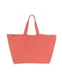 KIMOOD Shoppingtasche aus ausgewaschener Baumwolle Taschen personalisierbar
