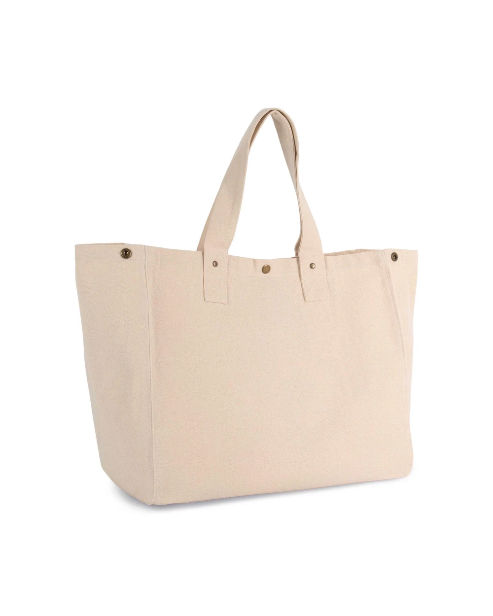 KIMOOD Shoppingtasche aus ausgewaschener Baumwolle Taschen personalisierbar