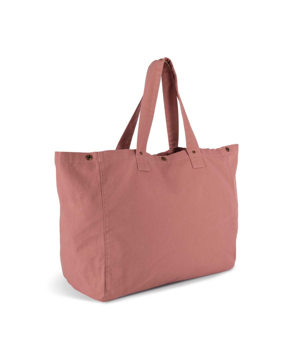 KIMOOD Shoppingtasche aus ausgewaschener Baumwolle Taschen personalisierbar
