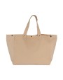 KIMOOD Shoppingtasche aus ausgewaschener Baumwolle Taschen personalisierbar