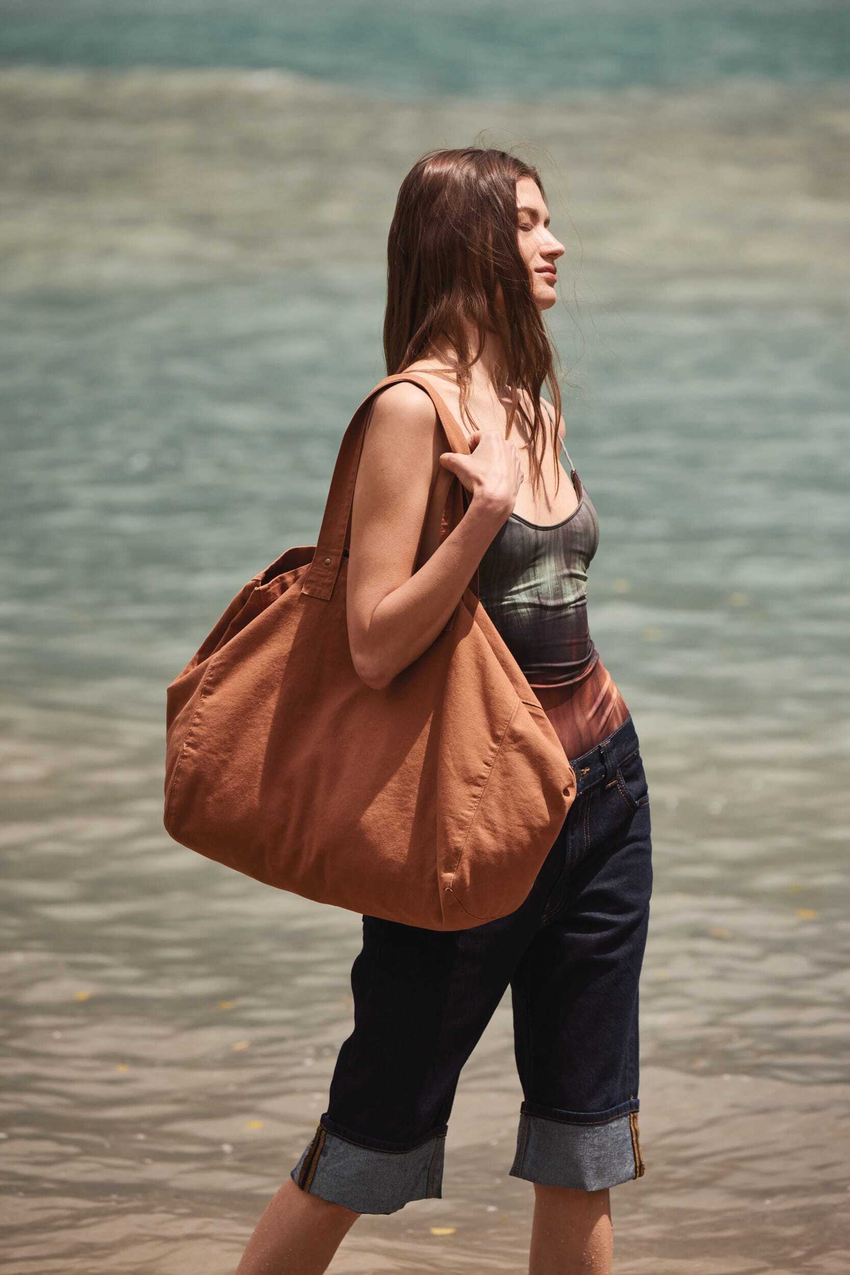 Sacs & Bagagerie personnalisable KIMOOD Sac de shopping en coton délavé