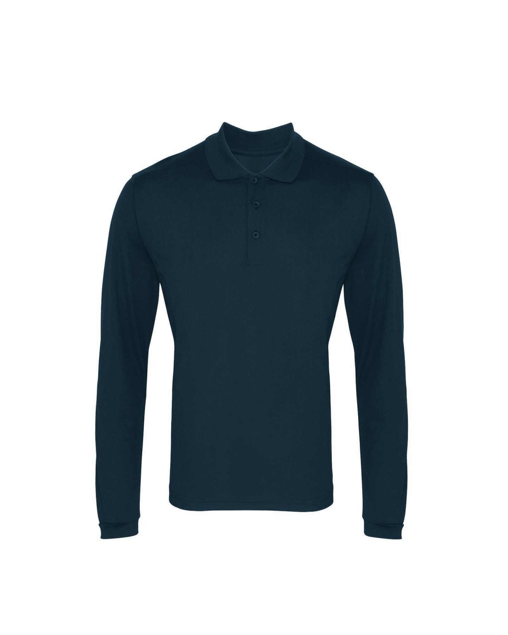 Polo's PREMIER Long sleeve Coolchecker® piqué polo voor bedrukking &amp; borduring