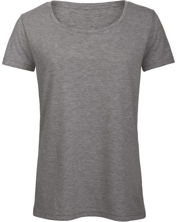 T-Shirts personnalisable B&C T-shirt Triblend col rond Femme
