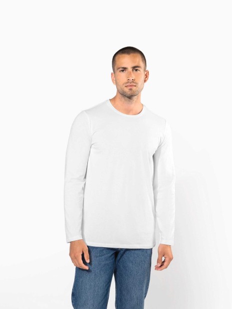 T-Shirts à personnaliser KARIBAN T-shirt col rond manches longues homme 