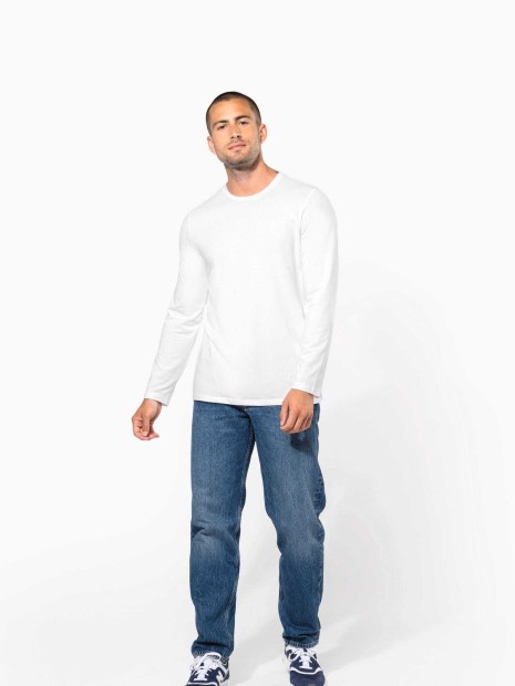 T-Shirts à personnaliser KARIBAN T-shirt col rond manches longues homme 