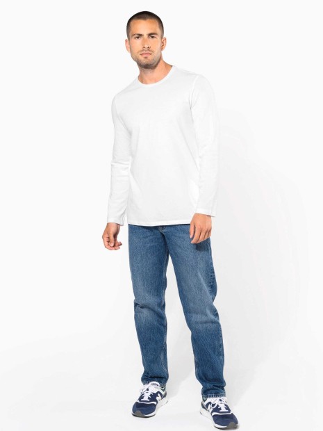 T-Shirts à personnaliser KARIBAN T-shirt col rond manches longues homme 