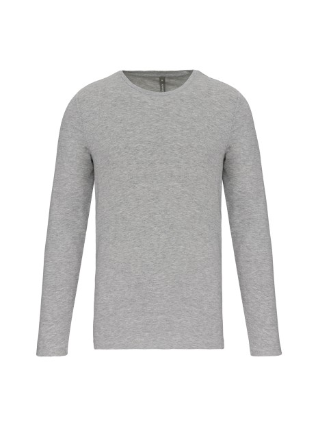 KARIBAN T-shirt col rond manches longues homme /api/colors/b32e3fc9-6c21-4435-b3bf-594ccdf083c3 personnalisable