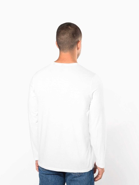 T-Shirts à personnaliser KARIBAN T-shirt col rond manches longues homme 