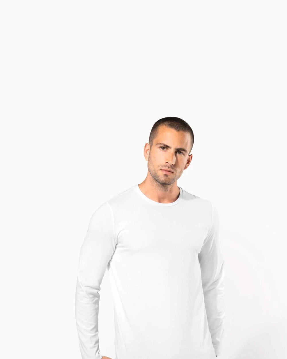 T-Shirts personnalisable KARIBAN T-shirt col rond manches longues homme