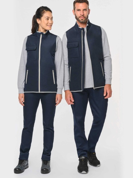 Vestes à personnaliser WK. DESIGNED TO WORK Bodywarmer thermique 4 couches unisexe 