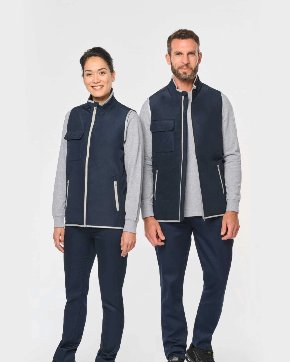 Vestes personnalisable WK. DESIGNED TO WORK Bodywarmer thermique 4 couches unisexe