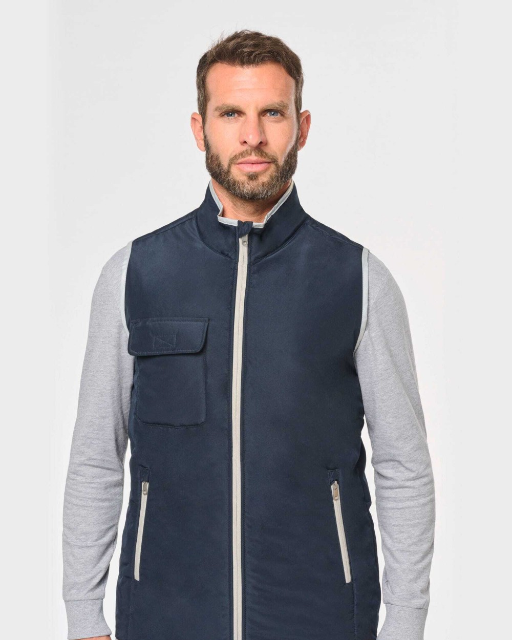 WK. DESIGNED TO WORK 4-lagiger Bodywarmer mit Wärmeisolierung. Jacken personalisierbar