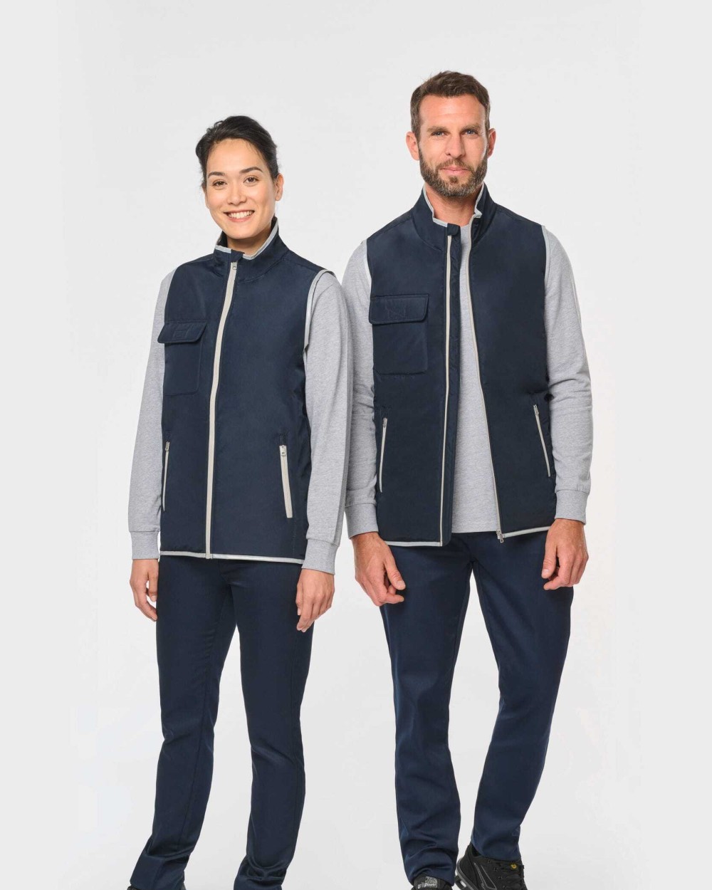 Vestes personnalisable WK. DESIGNED TO WORK Bodywarmer thermique 4 couches unisexe