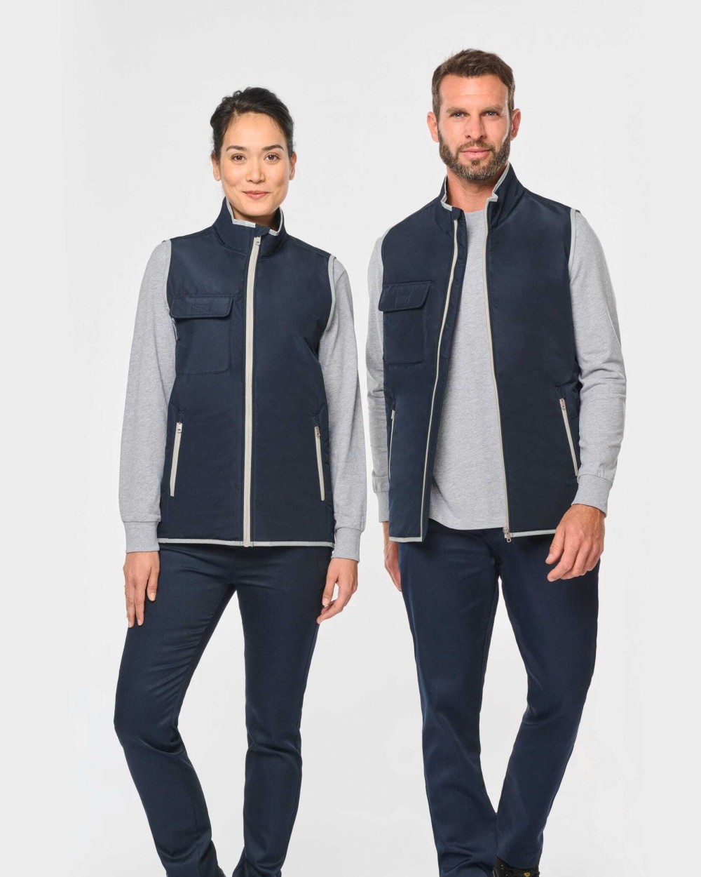 Vestes personnalisable WK. DESIGNED TO WORK Bodywarmer thermique 4 couches unisexe