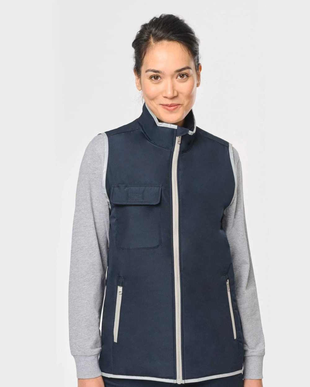 Vestes personnalisable WK. DESIGNED TO WORK Bodywarmer thermique 4 couches unisexe