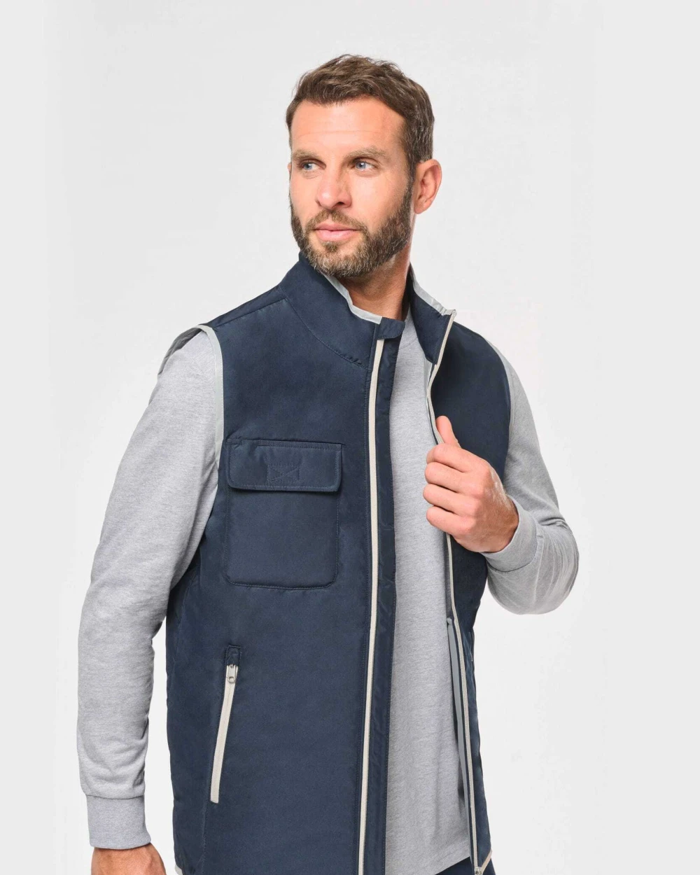Vestes personnalisable WK. DESIGNED TO WORK Bodywarmer thermique 4 couches unisexe