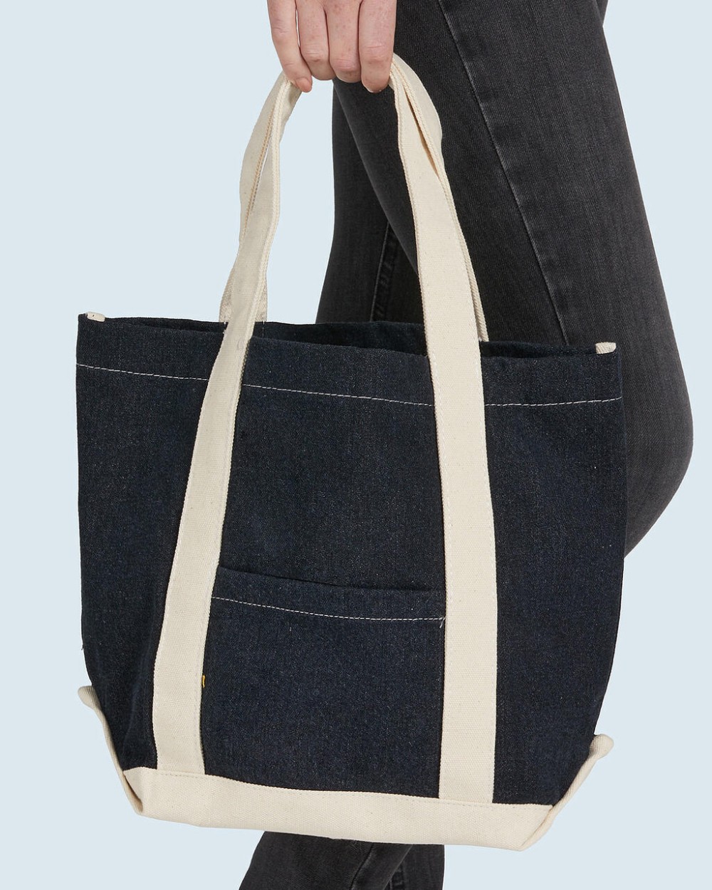 BAGS BY JASSZ Canvas Denim Shopper Taschen personalisierbar