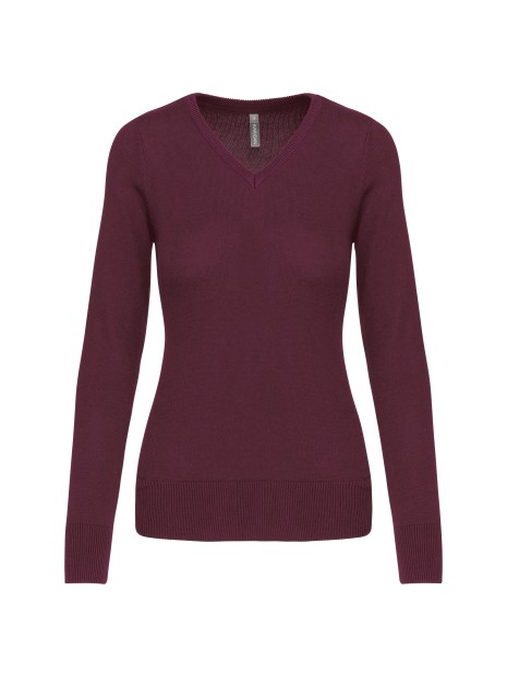 KARIBAN Pull col V femme /api/colors/3f4410b9-f80f-412a-9aa8-9260cc84003d personnalisable