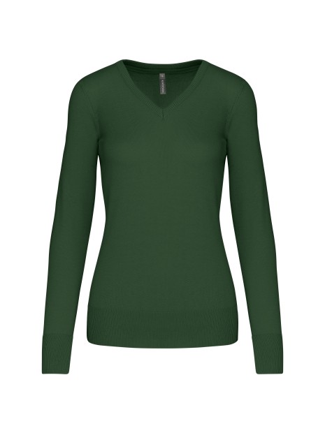 KARIBAN Pull col V femme /api/colors/04ff5422-733a-4283-80b4-be8cd0eba314 personnalisable