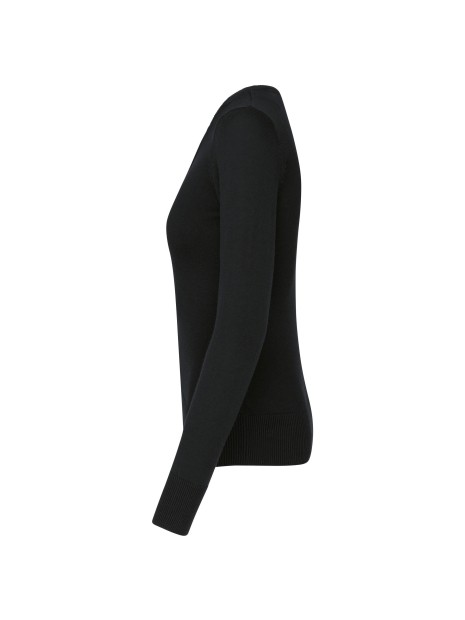 KARIBAN Pull col V femme /api/colors/b9fdad4a-5e94-45cb-8c03-c08b349b28c3 personnalisable