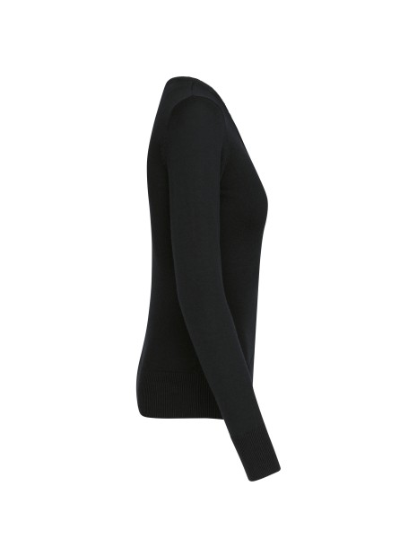 KARIBAN Pull col V femme  personnalisable
