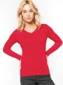 Pulls à personnaliser KARIBAN Pull col V femme 