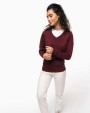 Truien KARIBAN Dames pullover met v-hals voor bedrukking &amp; borduring