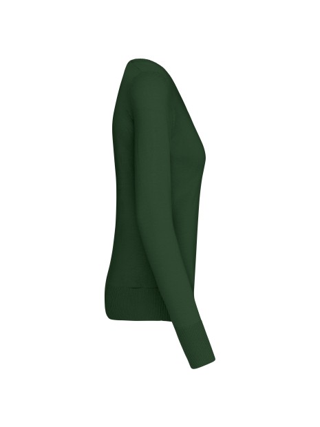KARIBAN Pull col V femme  personnalisable