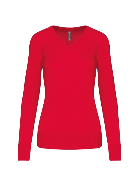 KARIBAN Pull col V femme /api/colors/c953313a-9c9d-493b-934e-ddcf8fada2ae personnalisable