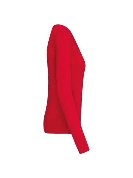 KARIBAN Pull col V femme  personnalisable