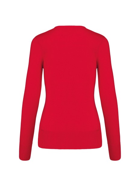 KARIBAN Pull col V femme /api/colors/c953313a-9c9d-493b-934e-ddcf8fada2ae personnalisable