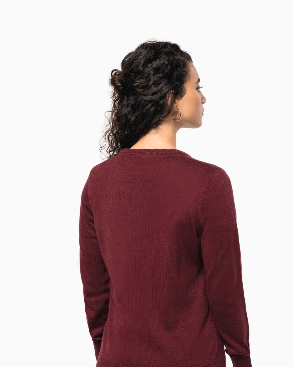 KARIBAN Damenpullover mit V-Ausschnitt Pullovers personalisierbar
