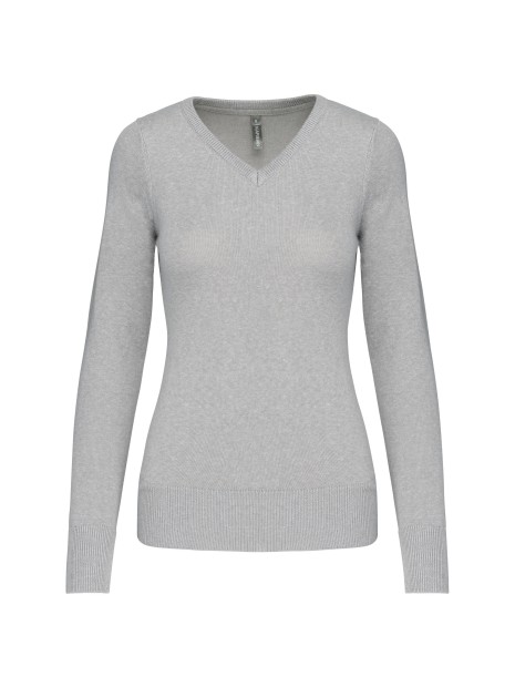 KARIBAN Pull col V femme /api/colors/affde0b2-3f9e-462b-8bbe-959997fedc42 personnalisable