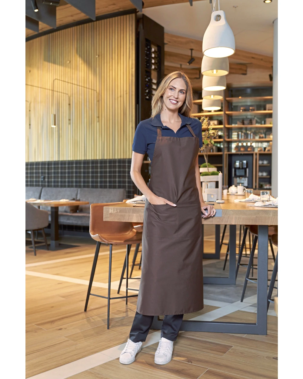 C.G. WORKWEAR Bib Apron Verona Bag 110 x 75 cm Schürzen personalisierbar